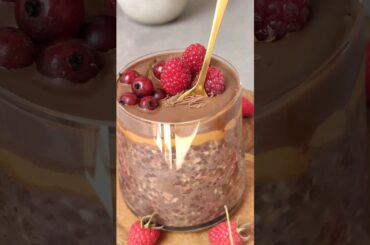 Overnight oats meal prepare for breakfast!  #healthyrecipes #overnightoats #breakfastideas