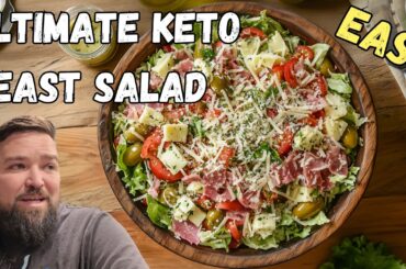 This is the BEST Salad as a meal I have ever had!  Ultimate Keto Feast Salad