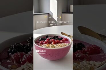 OVERNIGHT OATS #breakfast #healthy #oatmeal #recipe #recommended #food #shorts #youtubeshorts