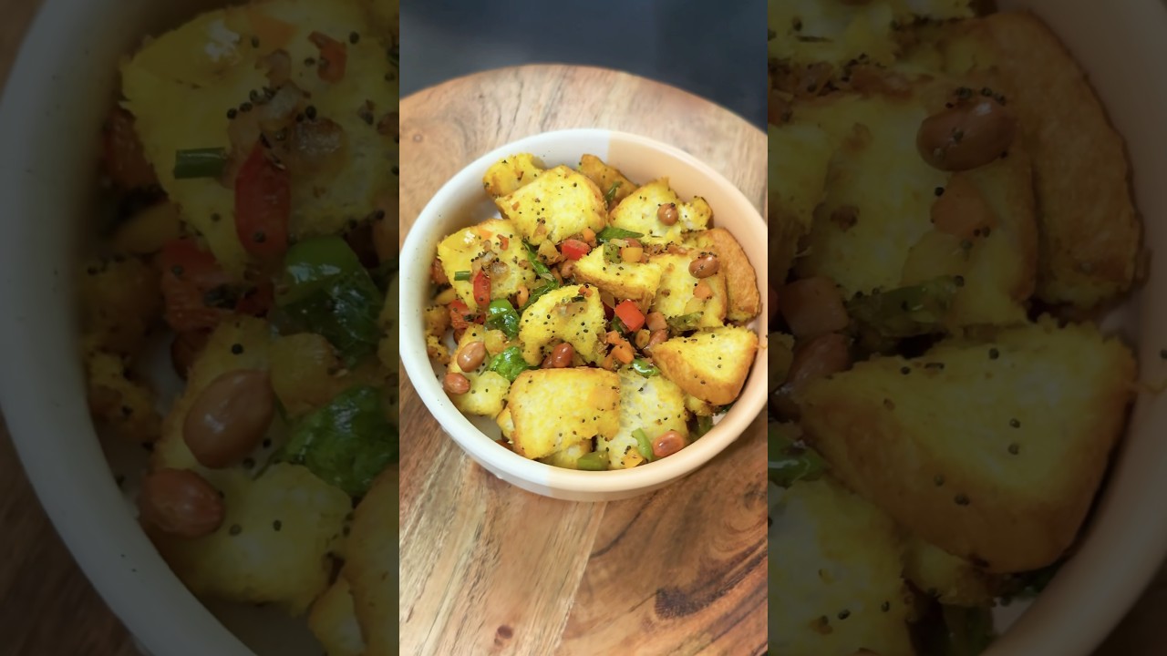 My new favorite breakfast hack! Healthy & delicious : Bread Poha | #shorts #breadpoha #instantrecipe My new favorite breakfast hack! Healthy & delicious : Bread Poha | #shorts #breadpoha #instantrecipe