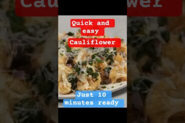 Cauliflower Healthy recipes just 10 minutes #quickandeasy#healthybrickfast #chellcheflab#10minutes