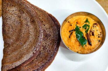 Ragi Dosa Recipe|Healthy Breakfast Ideas|Ragi Recipes|Rava Dosa Recipe|Healthy Dosa#ragidosa