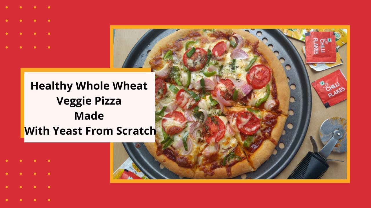 Homemade Pizza Base with 100% Whole Wheat Flour | Healthy Lunch Recipe Homemade Pizza Base with 100% Whole Wheat Flour | Healthy Lunch Recipe