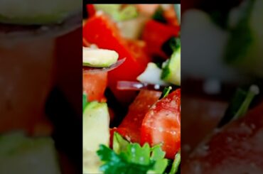cucumber tomato avocado |healthy salad |so easy