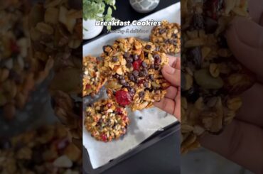 Healthy No Sugar, Breakfast Cookies #viralreels #breakfast #trendingreels