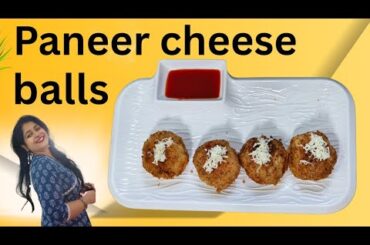 cheese balls l paneer balls l easy snacks recipe l bread paneer cheese recipe @chummybitess