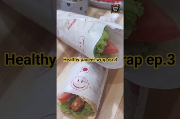 healthy paneer wrap | salad series ep.3 | low calorie wrap @kitchendiaries_k