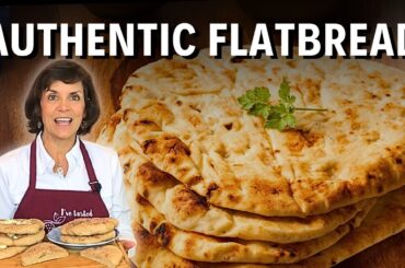 4-MINUTE Easy Flatbread Recipe - How To Make Flatbread At Home