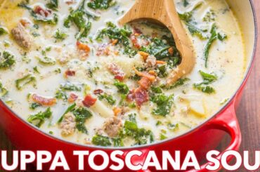 Dinner: Zuppa Toscana Soup (Olive Garden Copycat Recipe) - Natasha's Kitchen