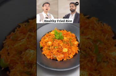Healthy Fried Rice Recipe Without Sauce #shorts