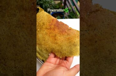 Pesarattu! #pesarattu  #VeganSouthIndian #MoongDalDosa #HighProteinMeal #HealthyBreakfast