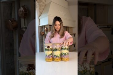 Meal prep lunch with me for the week #salad #recipe