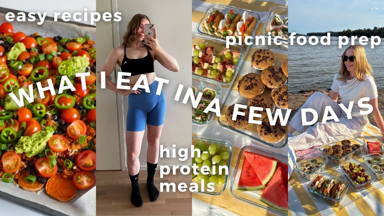 What I Eat in a Few Days *Realistic | Easy, Healthy & High protein Recipes What I Eat in a Few Days *Realistic | Easy, Healthy & High protein Recipes