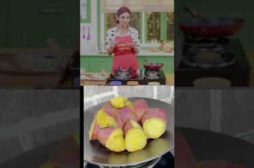 Chatpata Sweet Potato | Shilpa Shetty Kundra | Healthy Recipe #shorts #trendingshorts