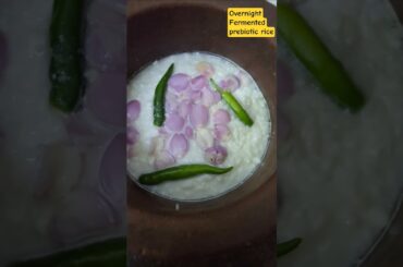 Overnight fermented prebiotic rice # Healthy recipes #chaddannam #South Indian food #ramadevisvlogs