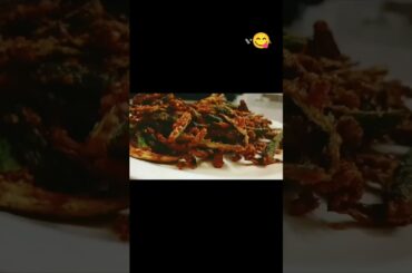 ladies finger fry#food #snacks#easyrecipe #healthy snacks#trending