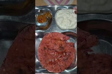 beetroot paratha #healthy #lunch #viral #@cookwithsuruchi #recipe