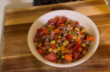 Peas Salad Recipe | Brown Peas Salad | Healthy Salad  #peassalad