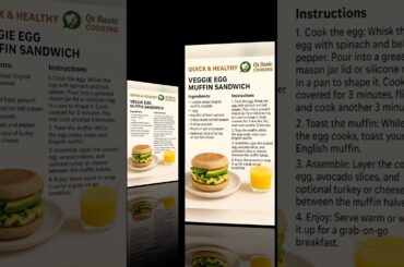 Breakfast Sandwich - Recipe   #shortsfeed