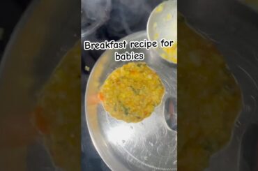 Breakfast recipe for babies #food #babyfood #healthyfood #healthybreakfast #babyfoodrecipe