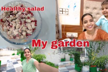Garden Se Tazi Sabzi aur Healthy Salad Recipe | Desi Family Vlog#healthyeating#indianmom #indianvlog