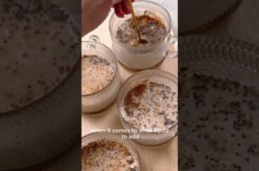 How to make perfect overnight oats every time! // @kalejunkie #shorts