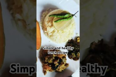simple and healthy lunch #food #cooking #recipe #easyrecipe #healthyfood #ytshorts #ytshorts