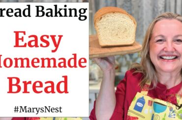 How to Make Bread with Step by Step Instructions - Easy Homemade Bread Recipe - No Machine Required