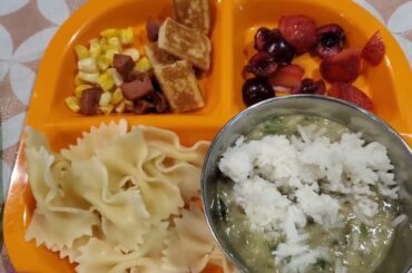 Kids healthy lunch/ meal ideas/ home daycare lunch