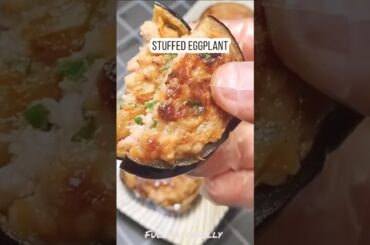 stuffed eggplant #exploring #recipe #healthyrecipes #video #healthysaladrecipes #viralvideo #food