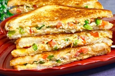 High' Protein Paneer Spread Sandwich Recipe |Quick & Very Healthy Paneer Sandwich