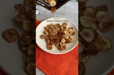 Healthy banana chips | No oil | Non fried #recipe #food #healthyrecipes