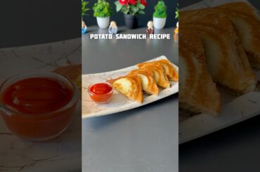 Viral crispy potato sandwich recipe #shorts #recipe #sandwich #crispy #potato