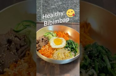 Easy Korean Bibimbap #shorts