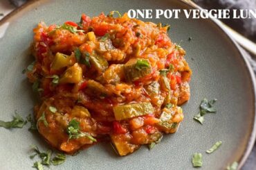 One Pot Vegetable Lunch or Dinner | Easy recipe | Healthy lunch recipe