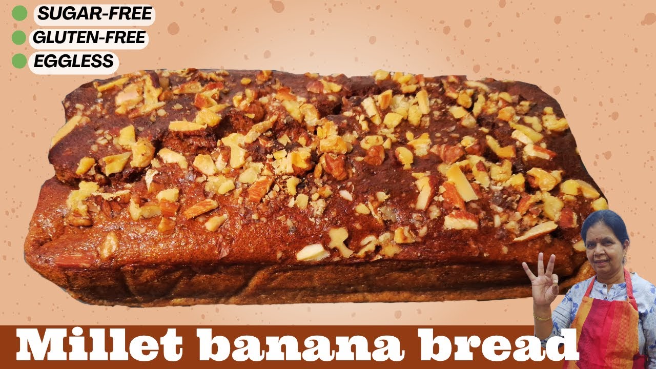 The BEST Healthy Banana Bread Recipe EVER! #milletrecipes The BEST Healthy Banana Bread Recipe EVER! #milletrecipes