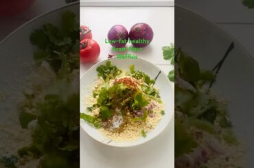 Healthy Gram flour waffles #waffles #healthyeating #healthyfood recipe is in the description box