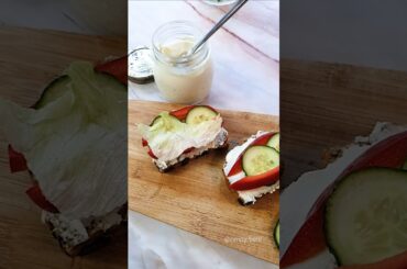 No oil, no egg Mayonnaise #recipe #easyrecipe #healthysnacks #sandwichrecipe