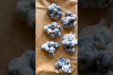 16/30: Heidelbeer-Joghurt Clusters  #shorts #foodie #recipes #easyrecipe #healthysnacks