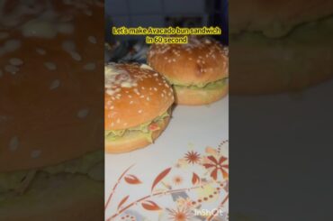 Avacado bun Sandwich #avacadotoast #health  #viralvideo #healthy  #viral #trend #shorts #fitness