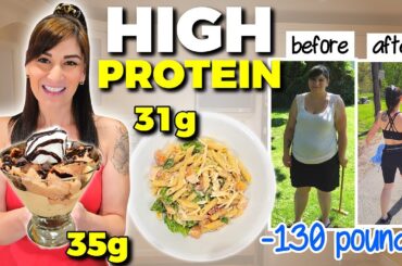 2 HIGH PROTEIN 10 Minute Meals I'm Eating for Easy Fat Loss (-130lbs)