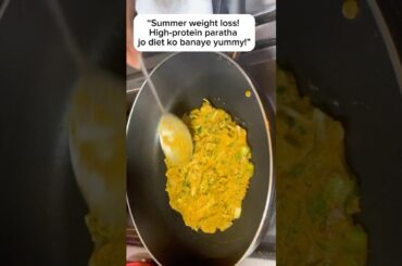 “Weight Loss Paratha! High-Protein Moong Daal & Low-Carb Veggies | Healthy Breakfast Recipe”