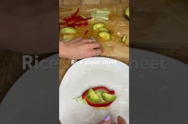 Summer rolls - healthy lunch idea