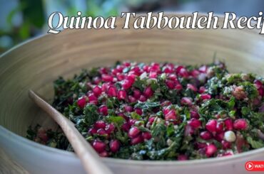 The QUINOA Tabbouleh Salad Recipe | Easy, & Health Plant based Salad