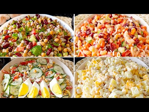 4 Types Of Healthy Salad Recipes For Lunch,Dinner & Breakfast By Cook With Shumaila 4 Types Of Healthy Salad Recipes For Lunch,Dinner & Breakfast By Cook With Shumaila