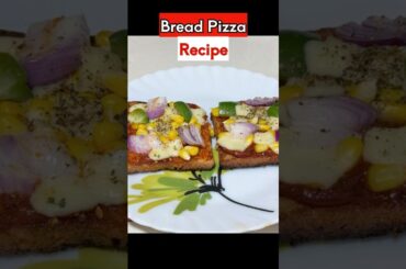 Bread Pizza | Easy bread recipes for snacks | #breadpizza #easysnacks  #telugurecipe