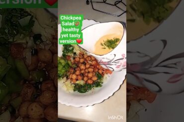 Chickpea Cucumber Salad #recipe #salad #healthy #ytshorts #highlights #viral #cooking #shorts