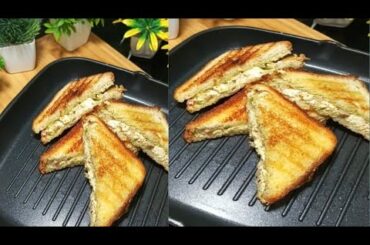 No Mayonnaise No Cream | Healthy Paneer Sandwich Recipe I Paneer Tikka Sandwich |