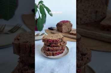 Vegan Sugar-free Banana Bread Recipe #healhtyrecipes #veganrecipes #sugarfreedessert