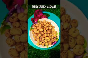 Tangy Crunch Makhane | Healthy Snack Recipe in 1 Min #youtubeshorts @HostelKitchenOfficial